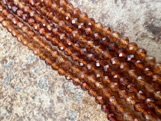 3 mm Hessonite Garnet