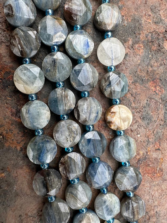 11 mm Kyanite Coins