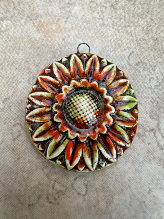 Sunflower - Orange/ Green